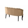 Atelier del Sofa Sofa dvosed Daisy Black Wooden Light Brown - slika 4