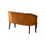 Atelier del Sofa Sofa dvosed Daisy Black Wooden Tile Red - slika 4