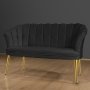 Atelier del Sofa Sofa dvosed Daisy Gold Metal Fume - slika 2