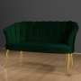 Atelier del Sofa Sofa dvosed Daisy Gold Metal Green - slika 2