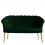 Atelier del Sofa Sofa dvosed Daisy Gold Metal Green - slika 3