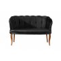 Atelier del Sofa Sofa dvosed Daisy Walnut Wooden Black - slika 3