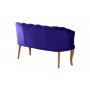 Atelier del Sofa Sofa dvosed Daisy Walnut Wooden Dark Blue - slika 4
