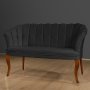 Atelier del Sofa Sofa dvosed Daisy Walnut Wooden Fume - slika 2