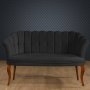 Atelier del Sofa Sofa dvosed Daisy Walnut Wooden Fume - slika 1