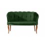 Atelier del Sofa Sofa dvosed Daisy Walnut Wooden Green - slika 3