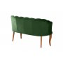 Atelier del Sofa Sofa dvosed Daisy Walnut Wooden Green - slika 4