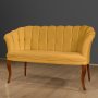 Atelier del Sofa Sofa dvosed Daisy Walnut Wooden Mustard - slika 2