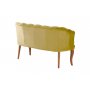 Atelier del Sofa Sofa dvosed Daisy Walnut Wooden Mustard - slika 4