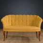 Atelier del Sofa Sofa dvosed Daisy Walnut Wooden Mustard - slika 1