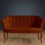 Atelier del Sofa Sofa dvosed Daisy Walnut Wooden Tile Red - slika 1