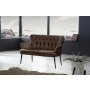 Atelier del Sofa Sofa dvosed Paris Black Metal Brown - slika 1