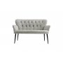 Atelier del Sofa Sofa dvosed Paris Black Metal Cream - slika 2