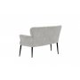 Atelier del Sofa Sofa dvosed Paris Black Metal Cream - slika 3