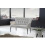 Atelier del Sofa Sofa dvosed Paris Black Metal Cream - slika 1