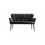 Atelier del Sofa Sofa dvosed Paris Black Metal Fume - slika 2