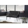 Atelier del Sofa Sofa dvosed Paris Black Metal Fume - slika 1