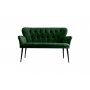 Atelier del Sofa Sofa dvosed Paris Black Metal Khaki - slika 2