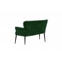 Atelier del Sofa Sofa dvosed Paris Black Metal Khaki - slika 3
