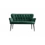 Atelier del Sofa Sofa dvosed Paris Black Metal Sea Green - slika 2