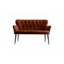 Atelier del Sofa Sofa dvosed Paris Black Metal Tile Red - slika 2