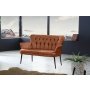 Atelier del Sofa Sofa dvosed Paris Black Metal Tile Red - slika 1