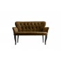 Atelier del Sofa Sofa dvosed Paris Black Wooden Brown - slika 2