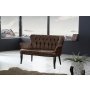 Atelier del Sofa Sofa dvosed Paris Black Wooden Brown - slika 1