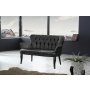 Atelier del Sofa Sofa dvosed Paris Black Wooden Fume - slika 1