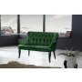 Atelier del Sofa Sofa dvosed Paris Black Wooden Khaki - slika 1