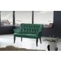 Atelier del Sofa Sofa dvosed Paris Black Wooden Sea Green - slika 1
