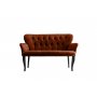 Atelier del Sofa Sofa dvosed Paris Black Wooden Tile Red - slika 2