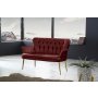 Atelier del Sofa Sofa dvosed Paris Gold Metal Claret Red - slika 1