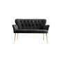 Atelier del Sofa Sofa dvosed Paris Gold Metal Fume - slika 2