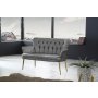 Atelier del Sofa Sofa dvosed Paris Gold Metal Grey - slika 1
