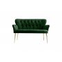 Atelier del Sofa Sofa dvosed Paris Gold Metal Khaki - slika 2