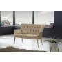 Atelier del Sofa Sofa dvosed Paris Gold Metal Light Brown - slika 1