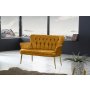 Atelier del Sofa Sofa dvosed Paris Gold Metal Mustard - slika 1