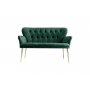 Atelier del Sofa Sofa dvosed Paris Gold Metal Sea Green - slika 2