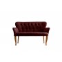 Atelier del Sofa Sofa dvosed Paris Walnut Wooden Claret Red - slika 2