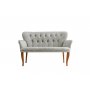 Atelier del Sofa Sofa dvosed Paris Walnut Wooden Cream - slika 2