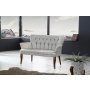 Atelier del Sofa Sofa dvosed Paris Walnut Wooden Cream - slika 1