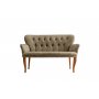 Atelier del Sofa Sofa dvosed Paris Walnut Wooden Light Brown - slika 2
