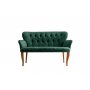 Atelier del Sofa Sofa dvosed Paris Walnut Wooden Sea Green - slika 2