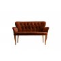 Atelier del Sofa Sofa dvosed Paris Walnut Wooden Tile Red - slika 2
