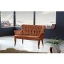 Atelier del Sofa Sofa dvosed Paris Walnut Wooden Tile Red - slika 1