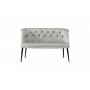 Atelier del Sofa Sofa dvosed Roma Black Metal Cream - slika 2