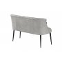 Atelier del Sofa Sofa dvosed Roma Black Metal Cream - slika 3