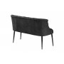 Atelier del Sofa Sofa dvosed Roma Black Metal Fume - slika 3