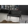 Atelier del Sofa Sofa dvosed Roma Black Metal Fume - slika 1
